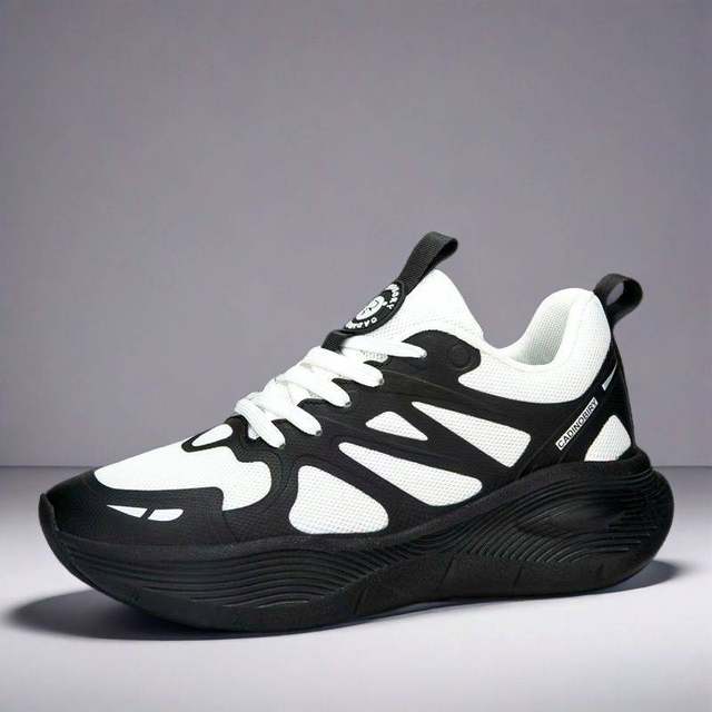 Jinjiang Lecheng Sports Goods Co., Ltd. Men's Shoes Korean Version New 2025 Mesh Breathable Running Shoes Anti-Slip