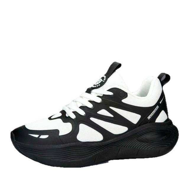Jinjiang Lecheng Sports Goods Co., Ltd. Men's Shoes Korean Version New 2025 Mesh Breathable Running Shoes Anti-Slip