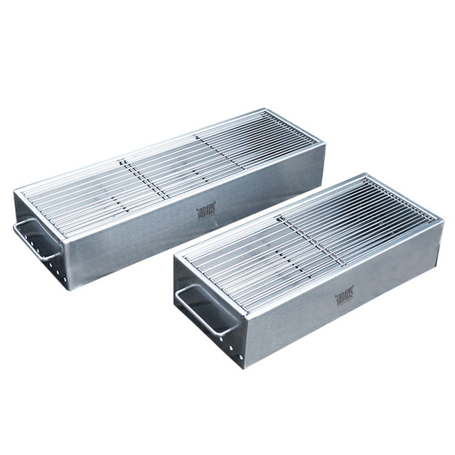 Outdoor portable 304 stainless steel charcoal grill