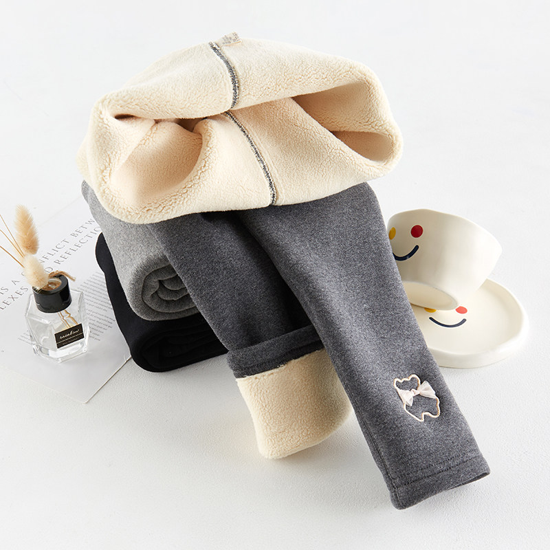 女童加绒加厚打底裤冬季外穿儿童一体绒保暖裤小女孩宝宝纯棉裤子,淘宝优惠券,粉丝福利购,淘宝优惠卷