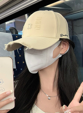 高级硬顶遮颧骨棒球帽显脸小