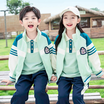 Primary school uniforms Spring and autumn clothes new 1st grade children Banfu College Wind sport Three sets of kindergarten garden clothes