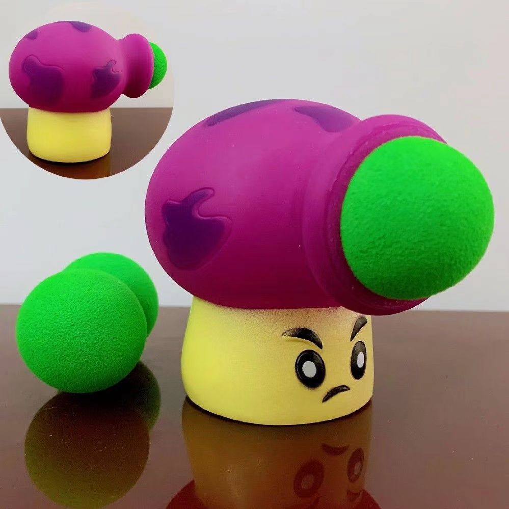 植物大战僵尸软胶电击蓝莓胡萝卜寒冰豌豆射手可弹射软弹散装玩具 - 图2