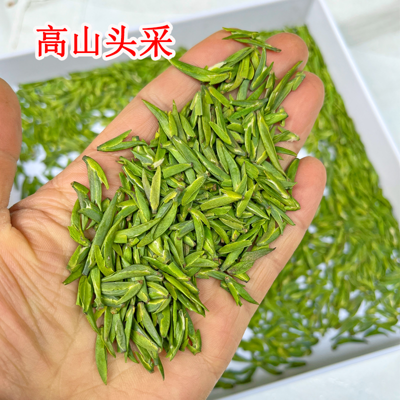 2025年新茶四川峨眉山明前雀舌嫩春茶蒲江头采高雀舌高档绿茶500g - 图0
