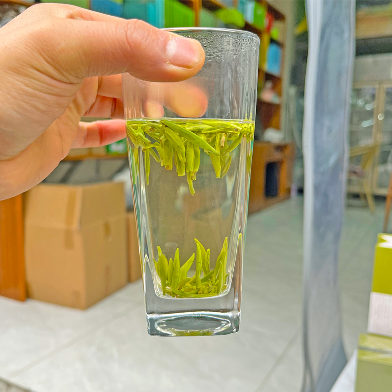 2025年新茶四川峨眉山明前雀舌嫩春茶蒲江头采高雀舌高档绿茶500g - 图2