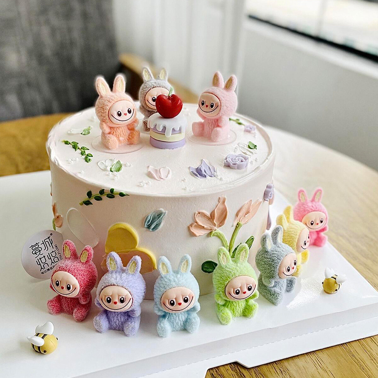 拉布布蛋糕装饰摆件labubu儿童生日摆件卡通公仔甜品台烘焙配件,淘宝优惠券,粉丝福利购,淘宝优惠卷