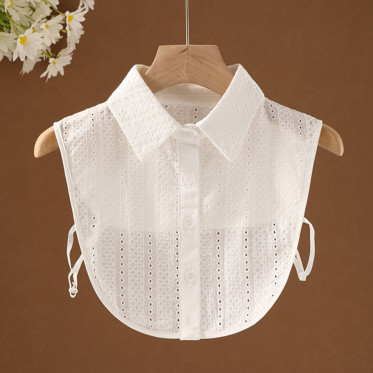 新款秋冬假领子女百搭立领假领毛衣装饰领荷叶边假衣领绣花领镂空,淘宝优惠券,粉丝福利购,淘宝优惠卷