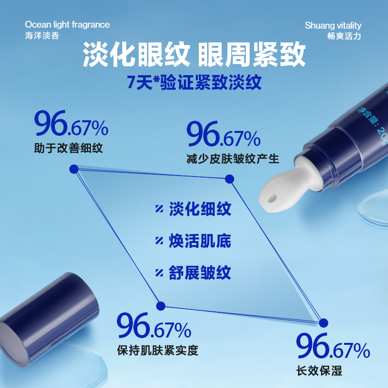 海洋至尊z男士熬夜紧致抗皱眼眼霜 海洋至尊男士眼霜