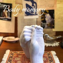 Hand model Plaster Lovers moulded as hand film Plaster Diy Homemade Couple Handfilm Homemade Memorabilia materials
