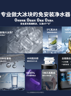飞利浦免安装大冰块净水器冰境i2