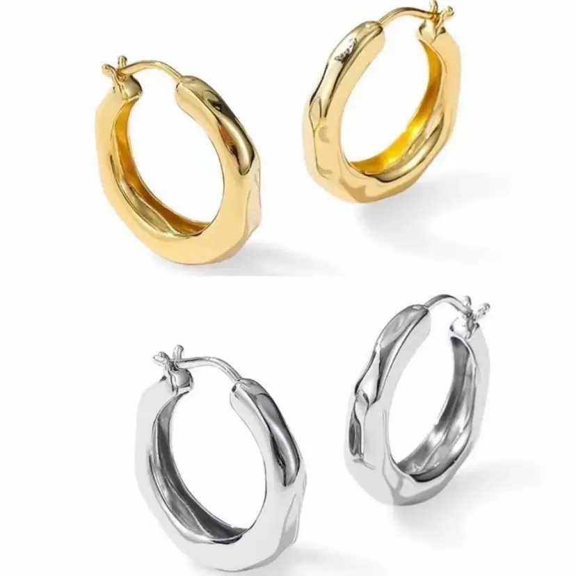 SF复古自由搭配潺流耳圈耳扣女小众高级设计简约感耳饰,淘宝优惠券,粉丝福利购,淘宝优惠卷