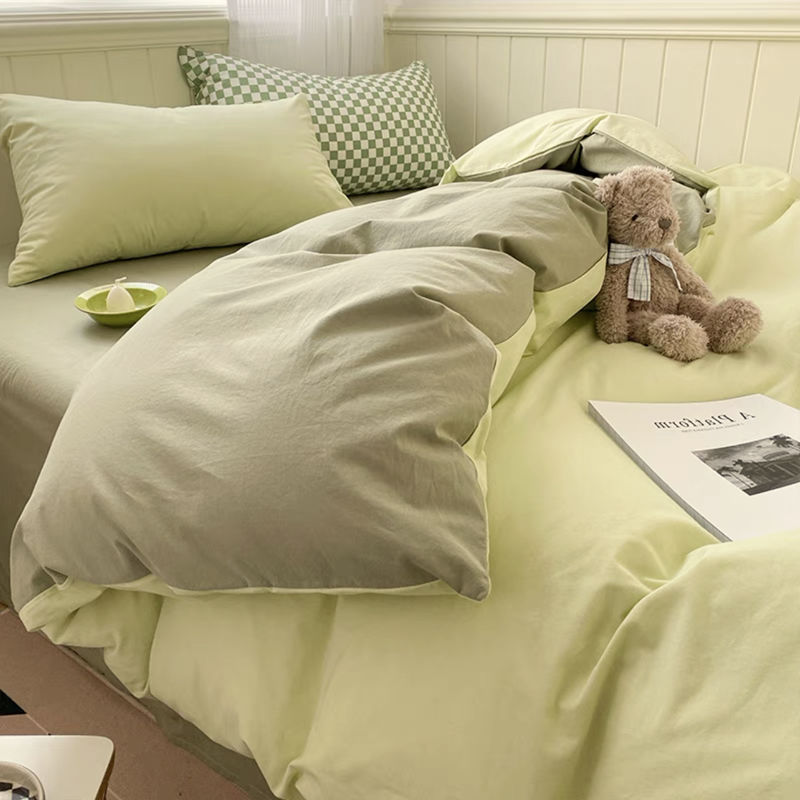 4pc bedsheet set bed sheet quilt blanket duvet cover sets - 图2