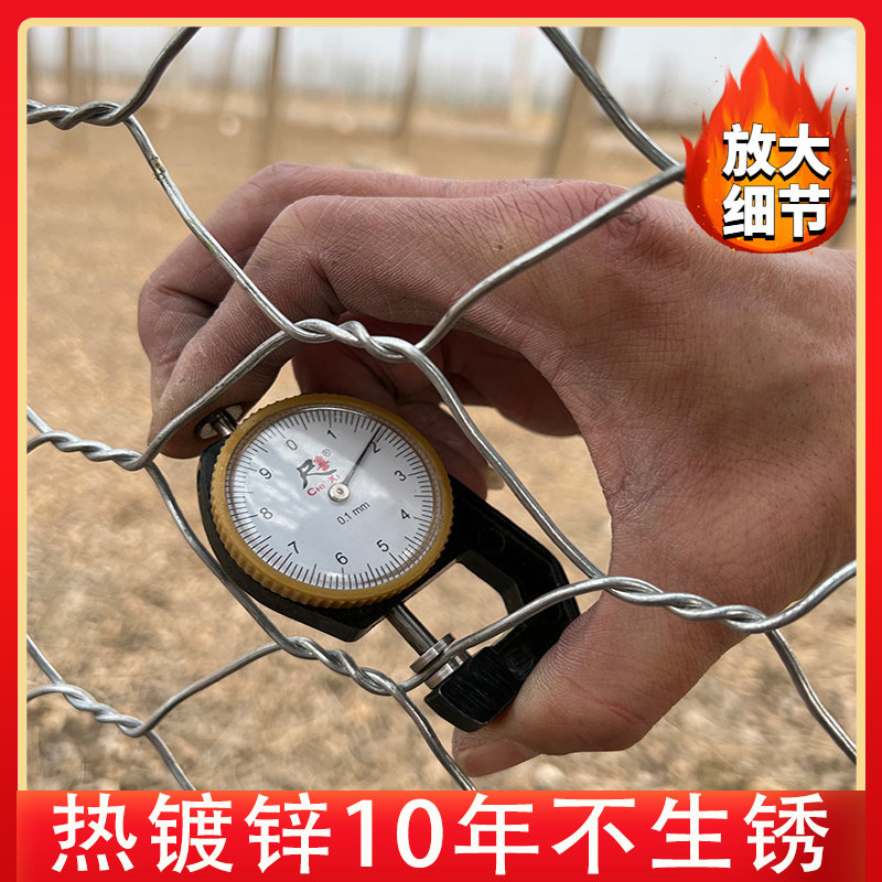 镀锌铁丝网围栏拧花网养殖鸡网圈牛羊防护网钢丝网护栏户外隔离网,淘宝优惠券,粉丝福利购,淘宝优惠卷