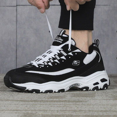斯凯奇冬季加绒新款情侣老爹熊猫鞋 skechers斯凯奇丰宏板鞋/休闲鞋
