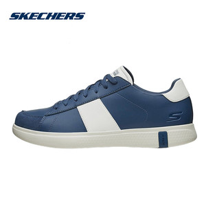 Skechers斯凯奇男鞋2021新款英伦低帮真皮鞋平底百搭板鞋55447