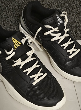 适配Nike JA1莫兰特一代黑色低帮篮球鞋带粗椭圆半圆耐克鞋带绳