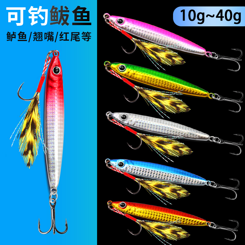 铁板路亚饵远投钓翘嘴鲈鱼专用假饵飘落铁板淡水亮片vib拟饵通杀 - 图2