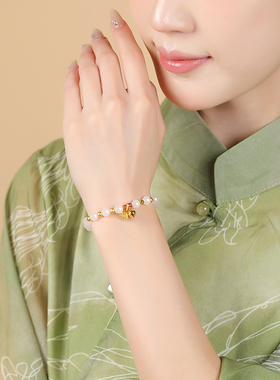 K金手链手串小禾玉坊羊脂白玉