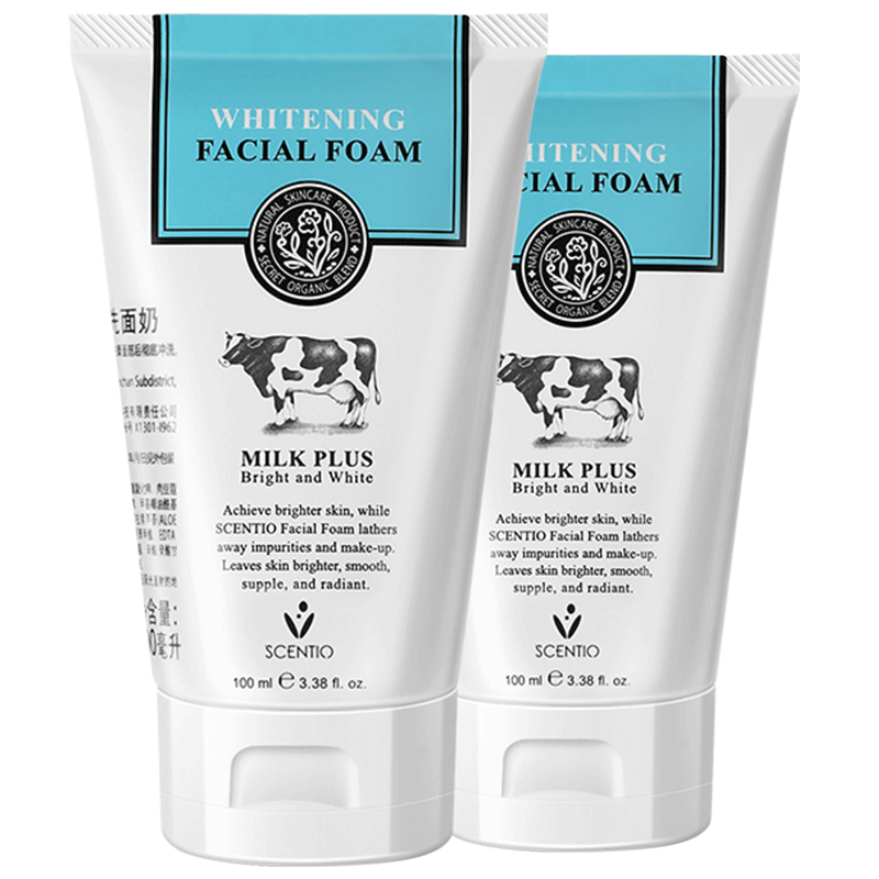 泰国美丽蓓菲牛奶美白女温净洗面奶 美丽蓓菲森缇澳洁面