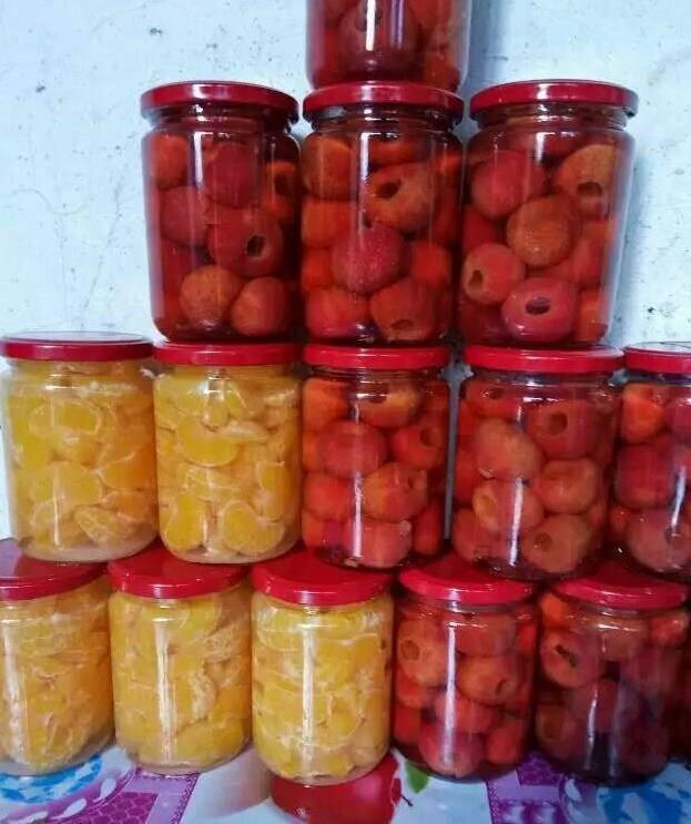 Circular glass jar pickles bottles jam jars of honey bottle - 图2