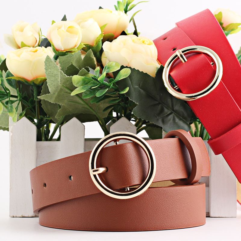 Stylish women's belts casual ladies leather waist belt - 图0