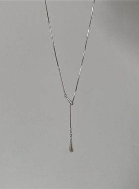 流苏水滴项链女款2026新款爆款