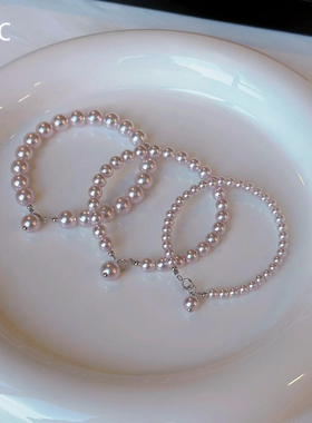 仿施家珍珠手链女款轻奢小众精致