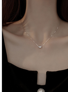 相思豆项链女轻奢小众简约高级感