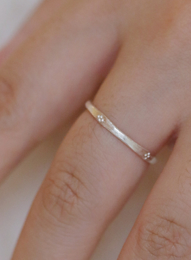 戒指女轻奢高级感简约百搭食指戒