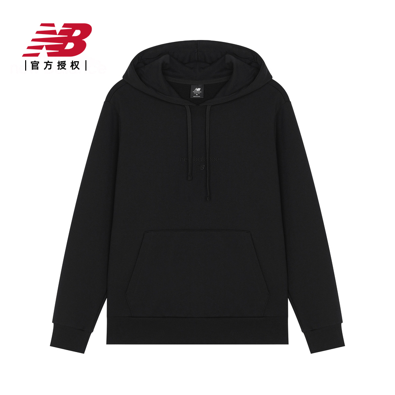 New Balance NB官方正品男女款情侣同款连帽休闲运动卫衣AMT21570 - 图0