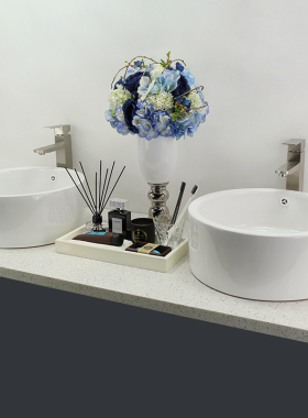 香薰摆件店里的装饰品摆设样板房酒店别墅卫生间假花花束浴室软装