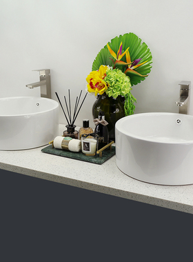 毛巾样品间装饰样板房卫浴摆设