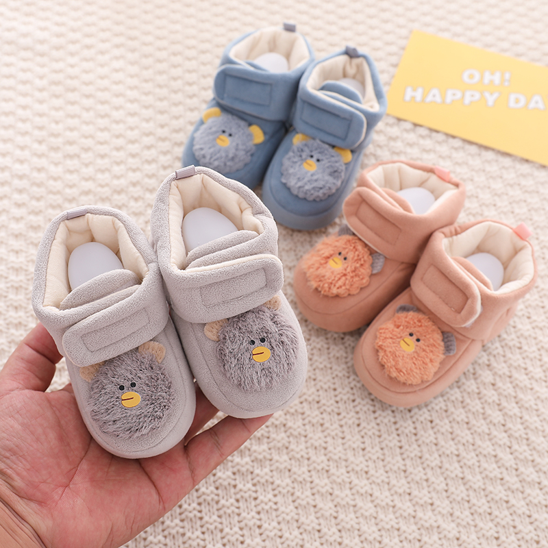 婴儿鞋袜春秋0-1岁男女宝宝新生儿护脚套6到12个月软底宝宝步前鞋 - 图0