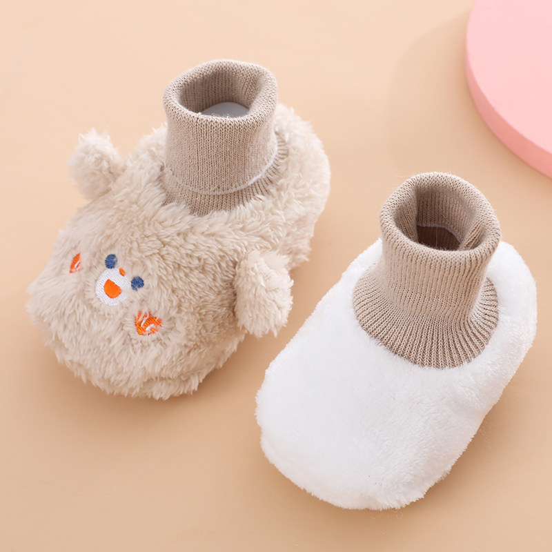 婴儿鞋袜秋冬款新年袜鞋宝宝大红喜庆鞋软底加绒6-12个月初生鞋,淘宝优惠券,粉丝福利购,淘宝优惠卷