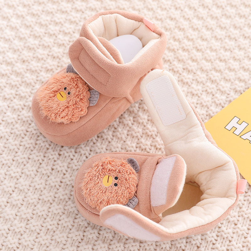 婴儿鞋袜春秋0-1岁男女宝宝新生儿护脚套6到12个月软底宝宝步前鞋 - 图3