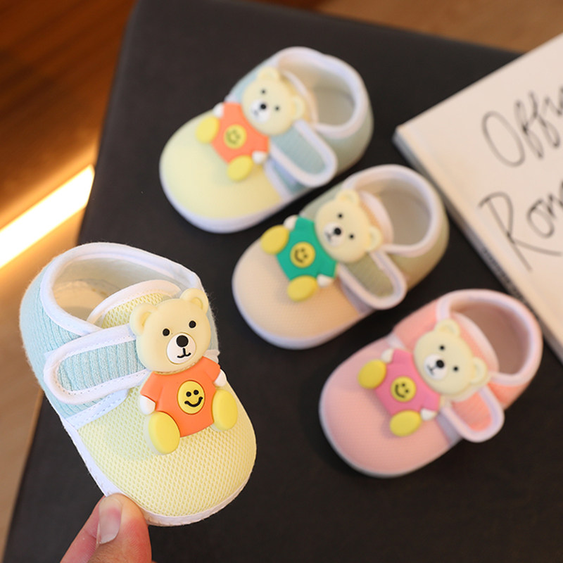 春秋1岁宝宝学步鞋防滑软底婴儿鞋不掉6个月男女新生儿鞋子9个月
