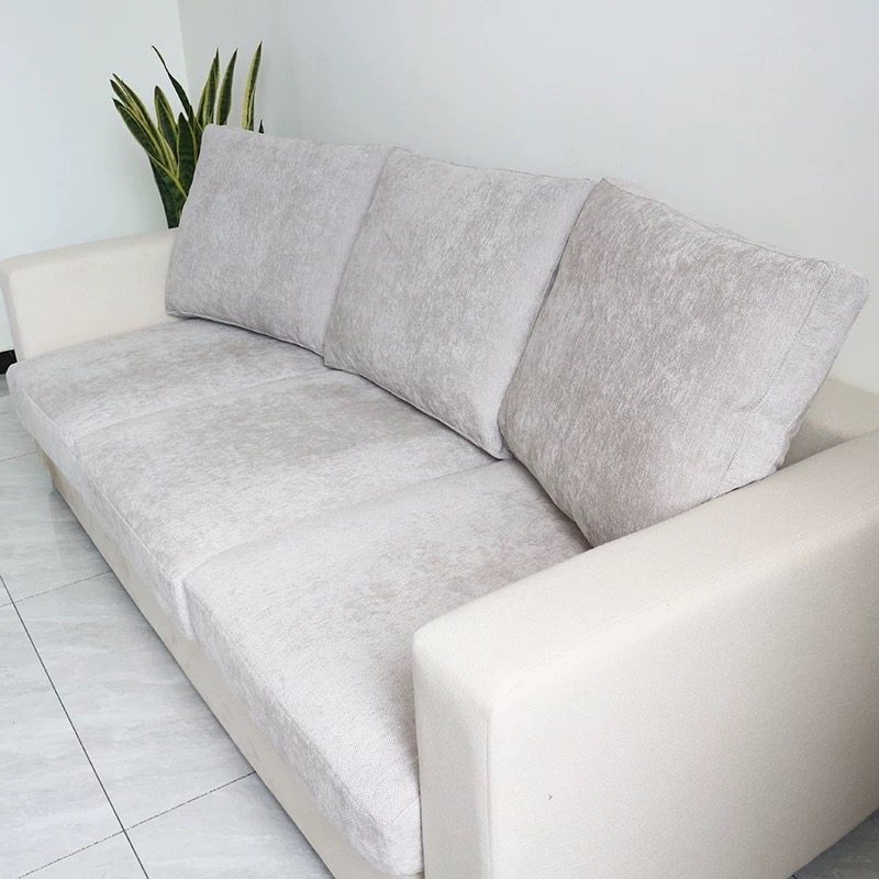 全包拉链款沙发套翻新布艺靠垫套罩雪尼尔加厚棉麻材质坐垫套定制,淘宝优惠券,粉丝福利购,淘宝优惠卷