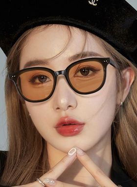 网红韩版时尚大框墨镜女显脸小防晒遮阳太阳镜ins街拍新款眼镜潮