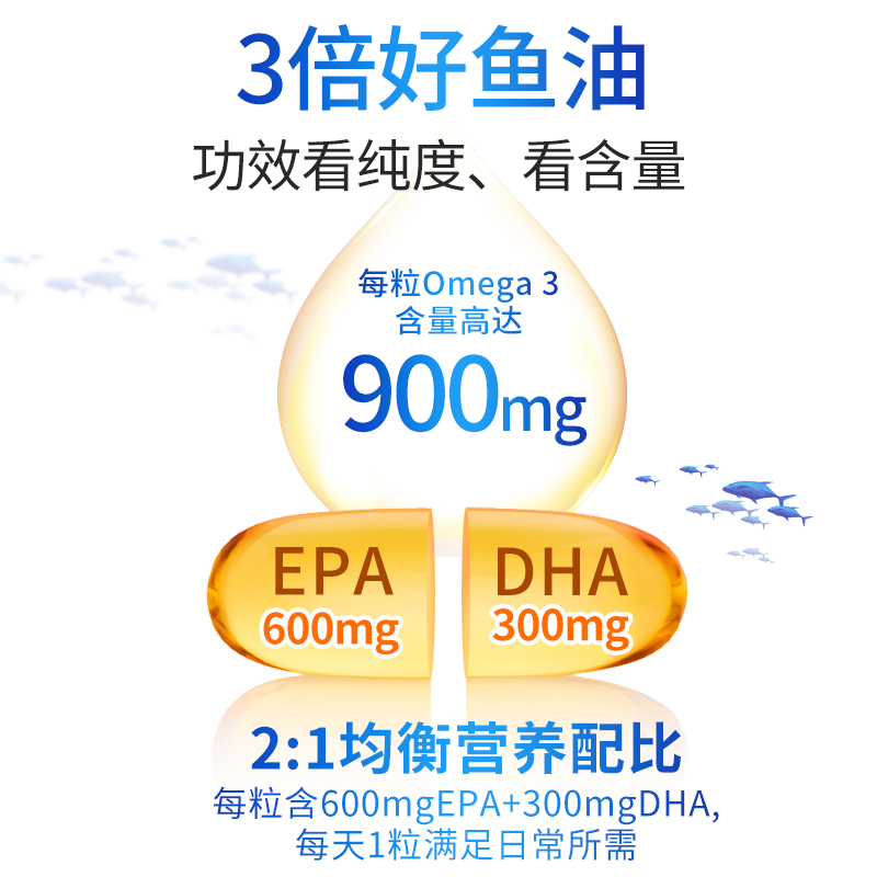 Webber伟博深海鱼油omega3软胶囊EPA高纯度官方旗舰店正品加拿大 - 图1