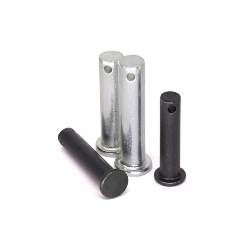 铁带孔销轴平头圆柱带孔销钉定位销GB882 M4M5M6M8M10M12-M20插销 - 图0