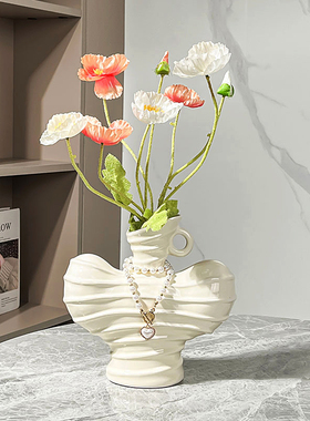 轻奢ins艺术陶瓷花瓶装饰摆件