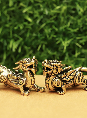 黄铜貔貅摆件招财进宝