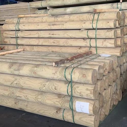 3米樟子松木圆柱防腐木圆柱圆木棒原木杉木柱花旗松圆柱复古 - 图0