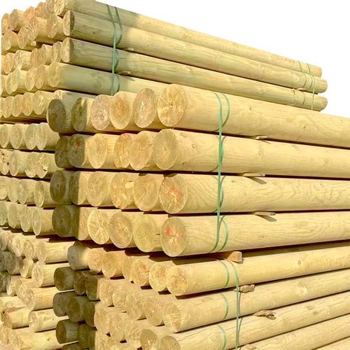 3米樟子松木圆柱防腐木圆柱圆木棒原木杉木柱花旗松圆柱复古 - 图2