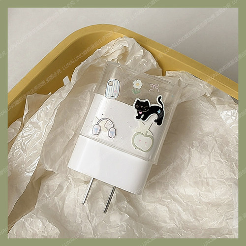 苹果15pro手机充电器保护套20W适用iphone14plus数据线保护套13保护壳iPad快充防折断保护绳 - 图3