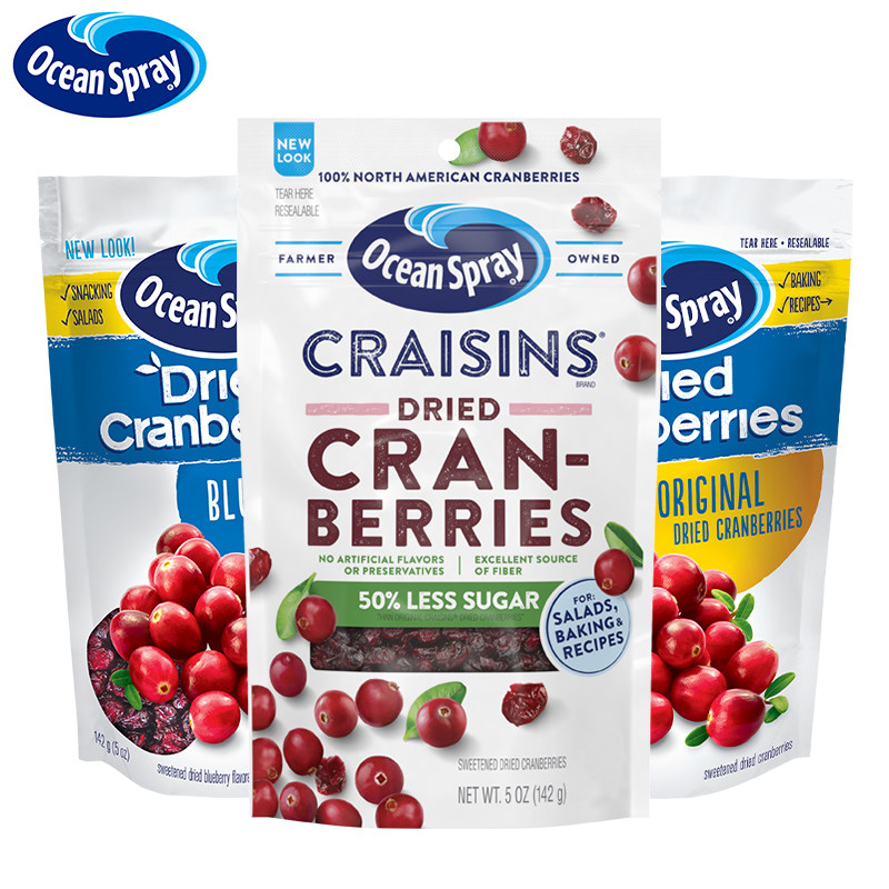 进口oceanspray优鲜沛蔓越莓干干果 oceanspray优鲜沛蔓越莓干