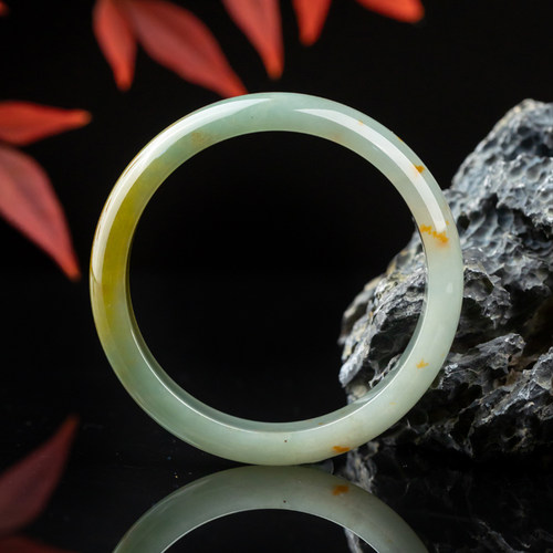 九九曼德勒海外代购女款妈妈款缅甸天然翡翠手镯翡翠饰品直播中 - 图0