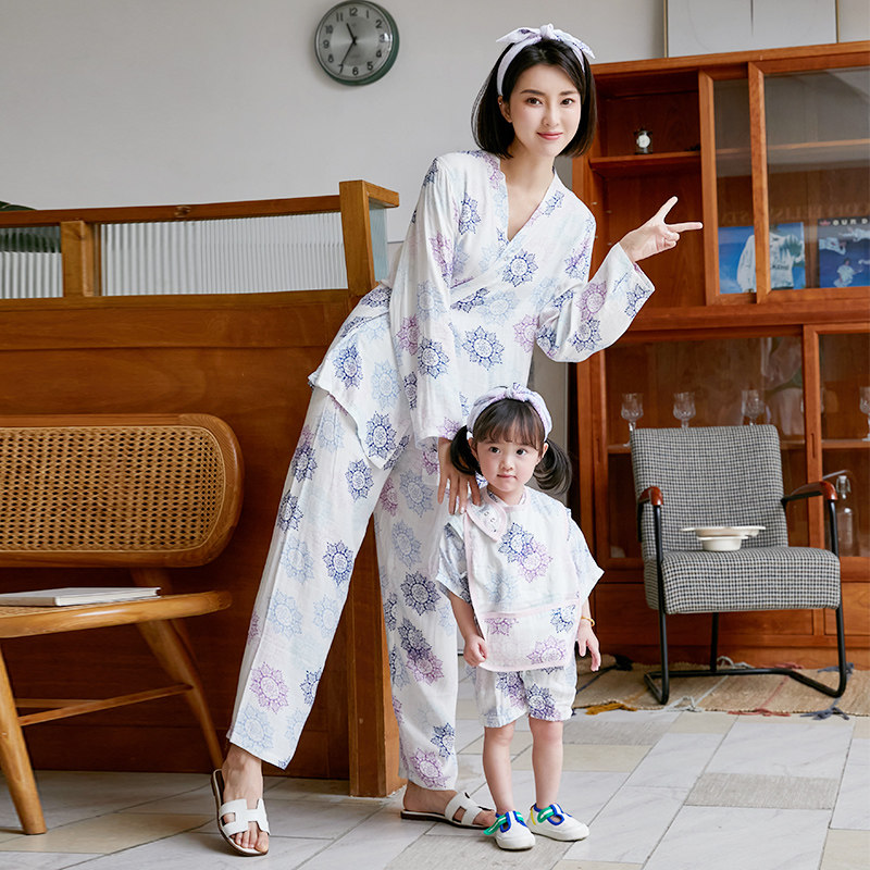 纳多果亲子和服睡衣套装一家三口 纳多果母婴亲子装/亲子时装