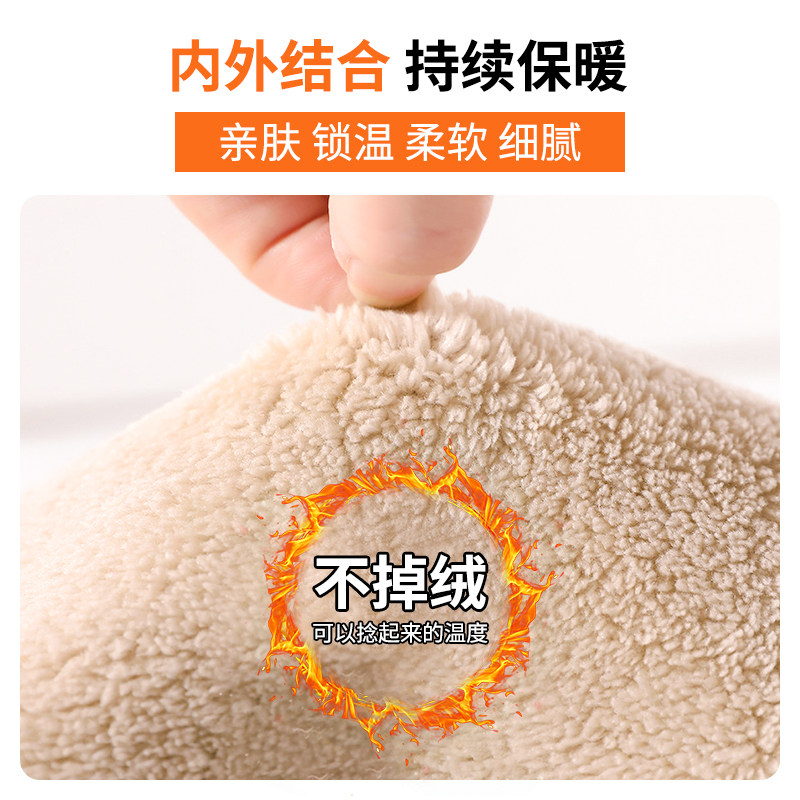 卫裤男士男款加绒加厚裤子宽松束脚长裤2025冬季羊羔绒新款休闲裤,淘宝优惠券,粉丝福利购,淘宝优惠卷