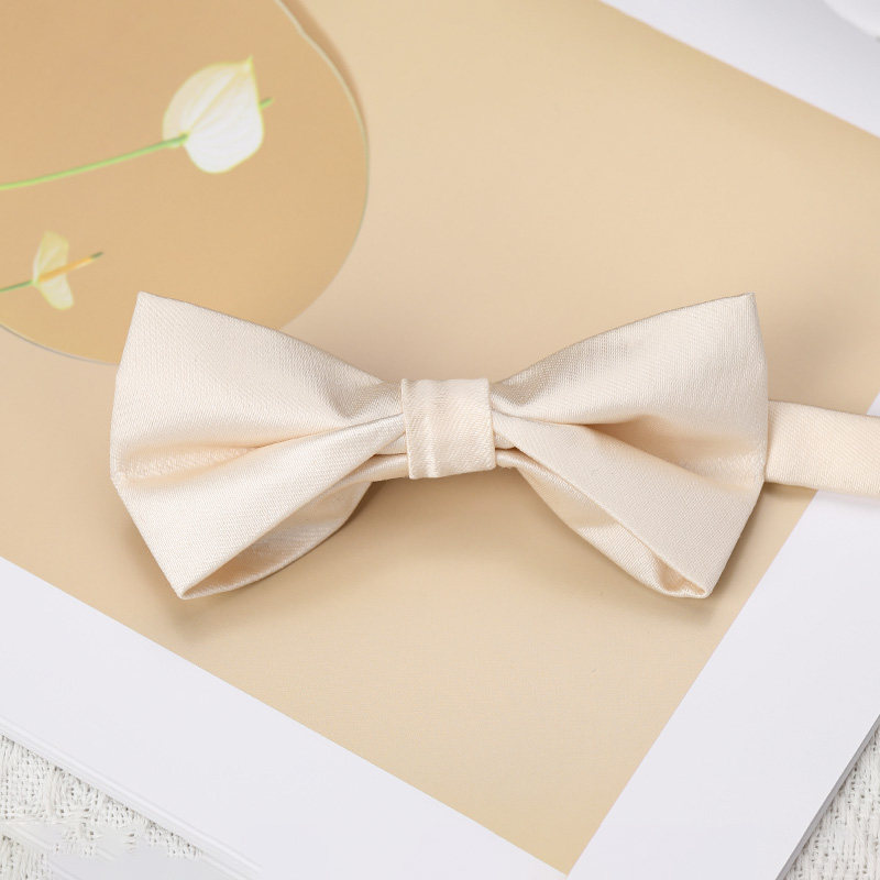 米色时尚领结男士领结伴郎新郎西装衬衫结婚婚礼百搭韩版蝴蝶结女,淘宝优惠券,粉丝福利购,淘宝优惠卷